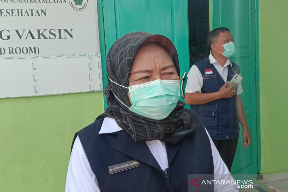 Vaksinasi COVID-19 SDM kesehatan  di Sumsel capai 75 persen