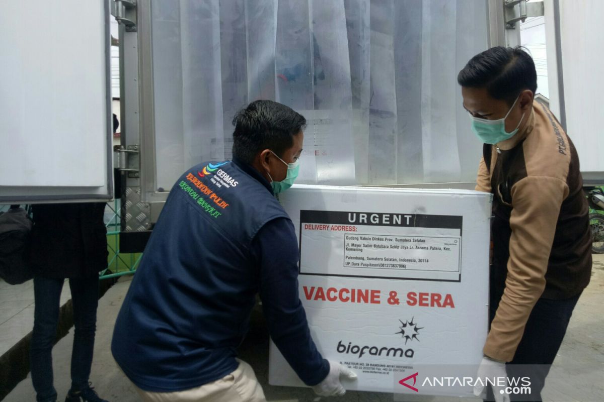 182.700 dosis vaksin COVID-19 tiba  di Palembang