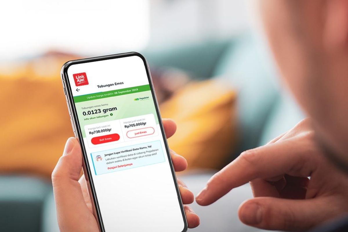 Fitur layanan Pegadaian kini tersedia di aplikasi LinkAja
