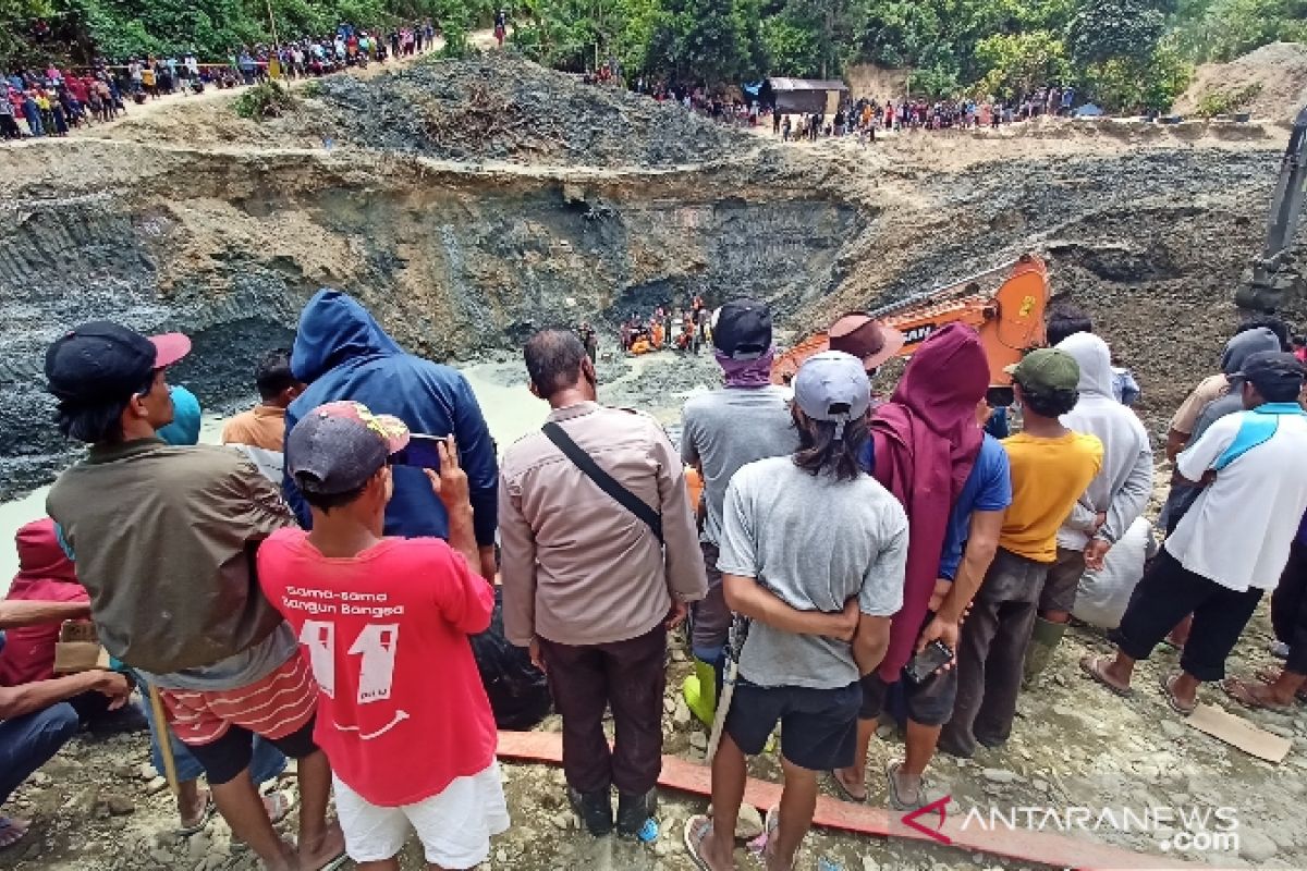 Polisi usut kejadian longsor di lokasi tambang ilegal Parigi Moutong