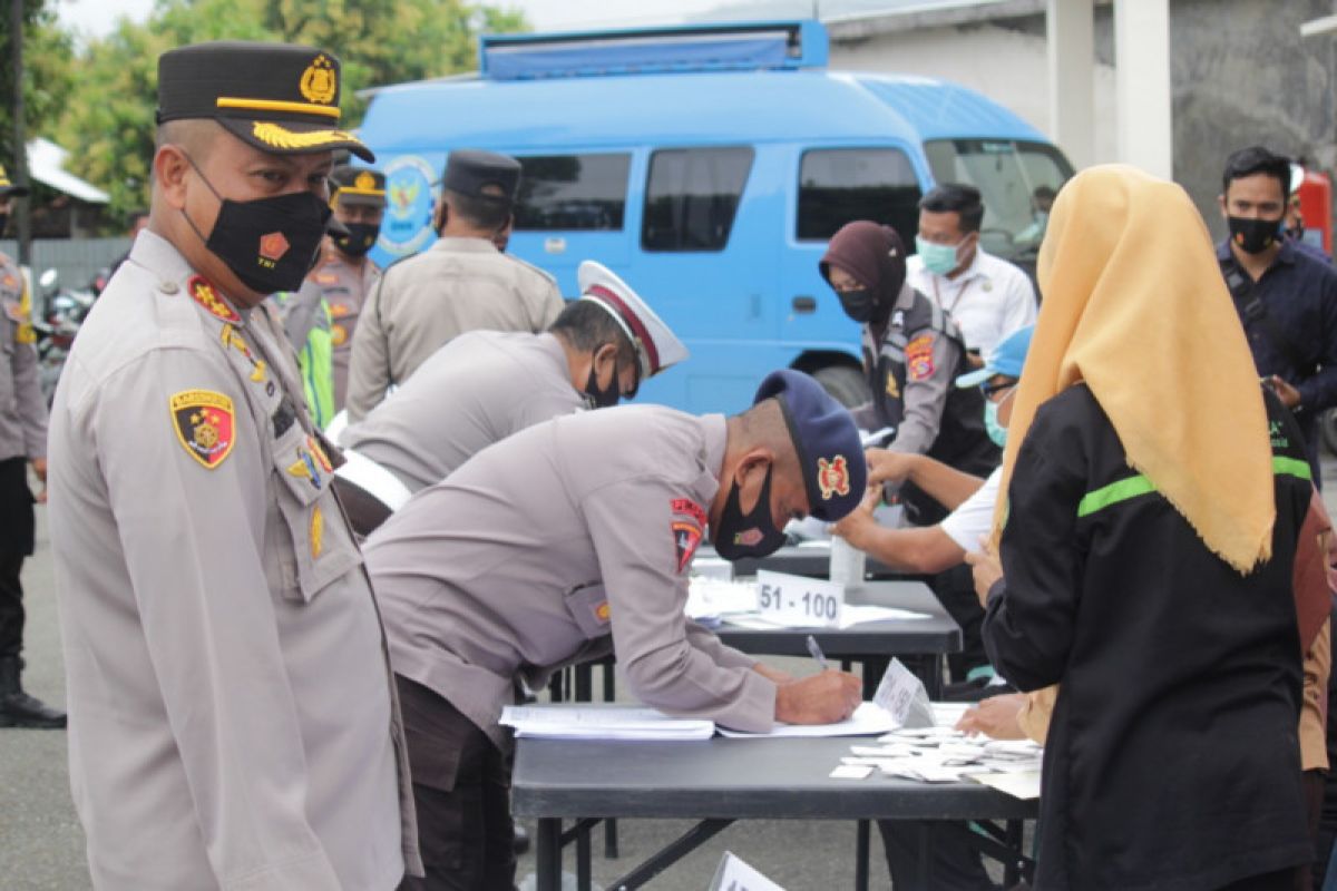 212 orang anggota polri di Sumbawa Barat ikut screening narkoba, ini hasilnya