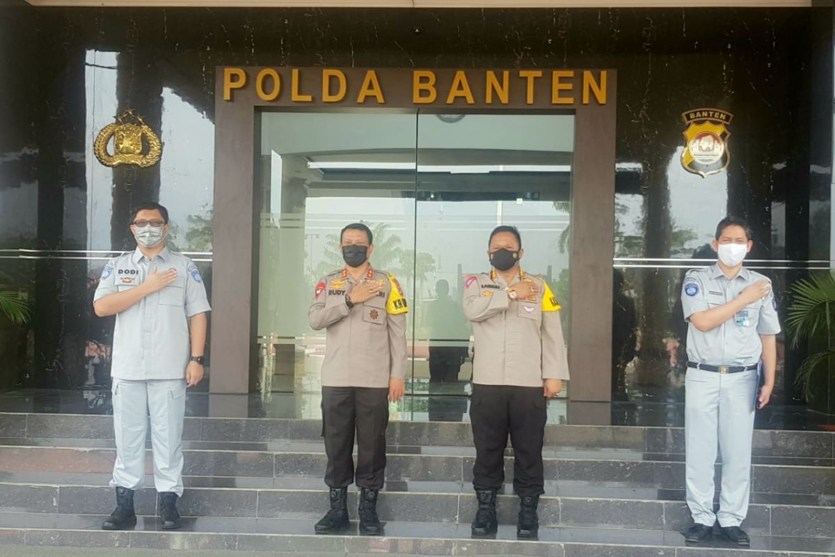 Perkuat kerjasama, Kacab Jasa Raharja Kunjungi Polda Banten