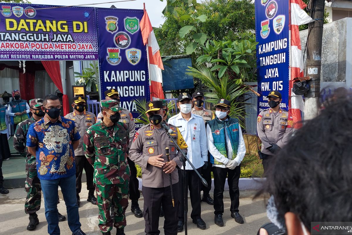 COVID-19 Kampung Jaya Pondok Aren tinggal satu kasus