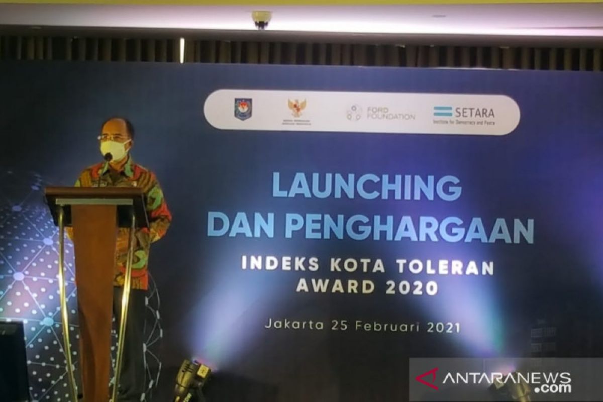 Kota Kupang masuk lima besar indeks kota toleran 2020