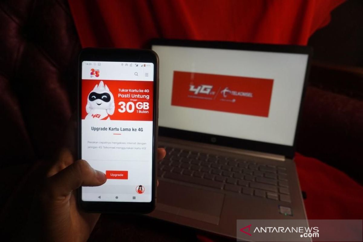 Telkomsel dorong pelanggan beralih ke kartu 4G