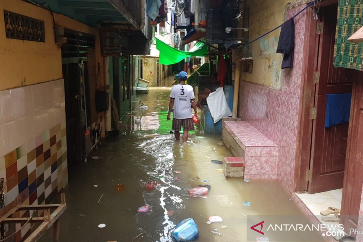 Permukiman penduduk di Kebon Pala kembali terendam banjir
