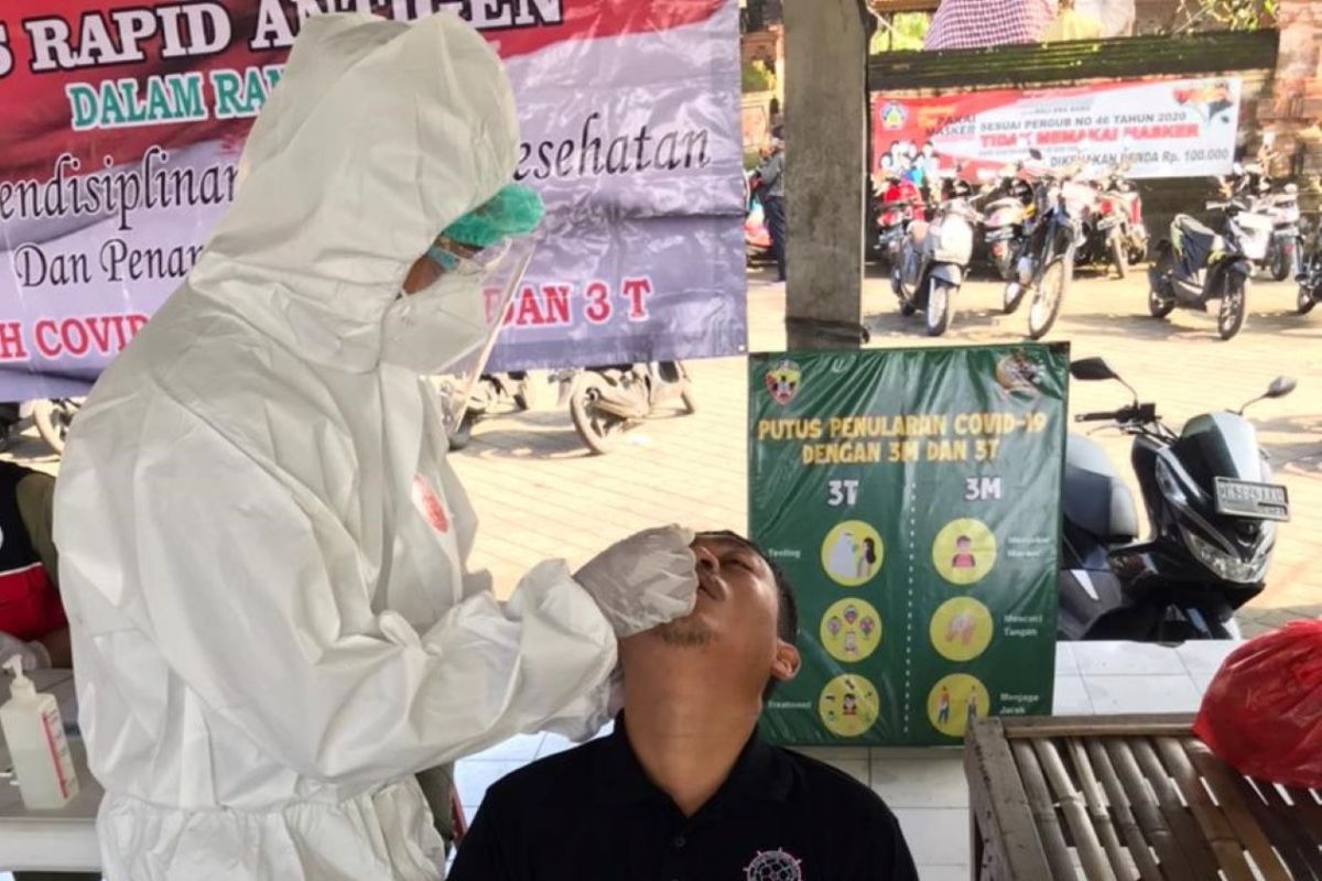 Tim Yustisi Denpasar tes cepat antigen bagi pelanggar prokes
