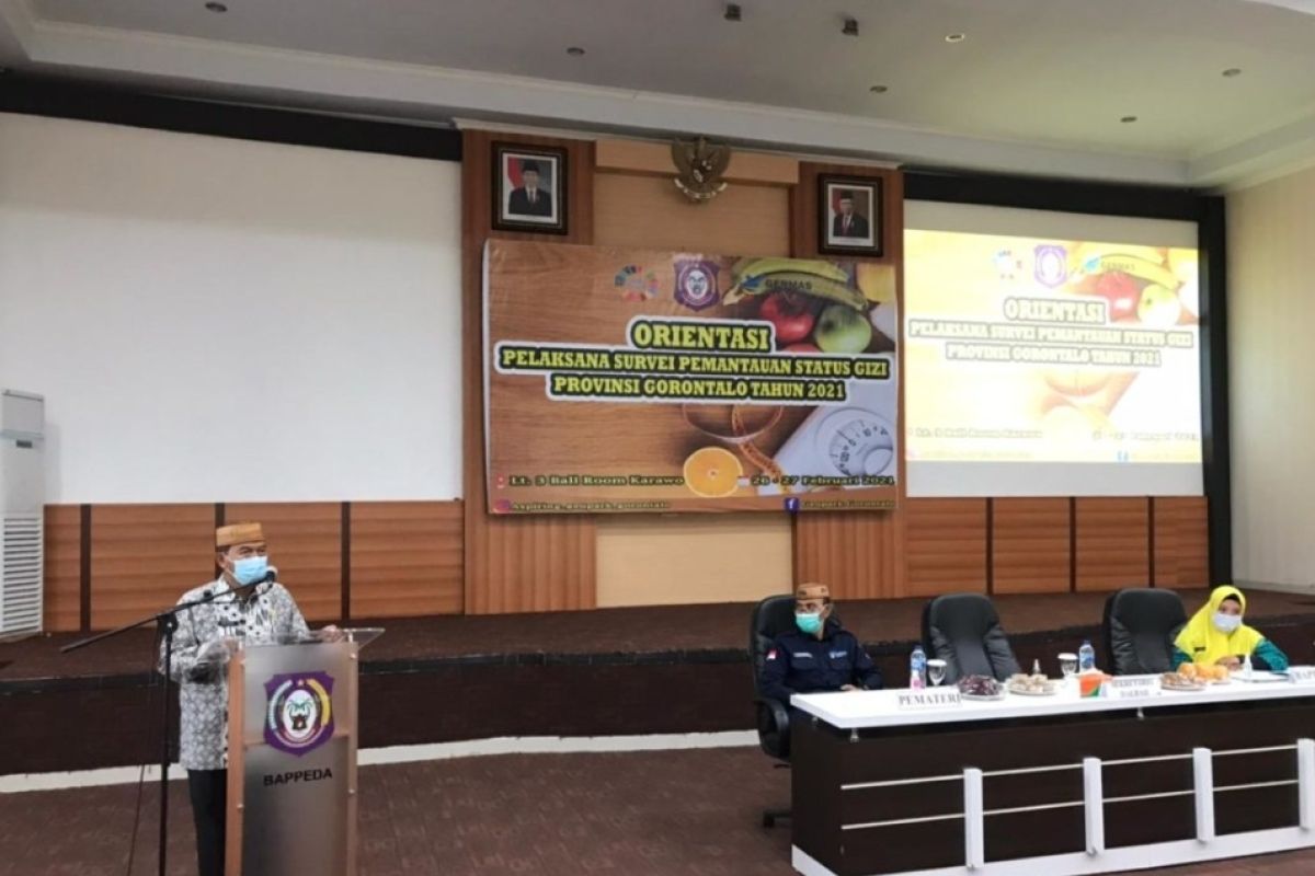 24 enumerator akan terjun mendata status gizi di Gorontalo