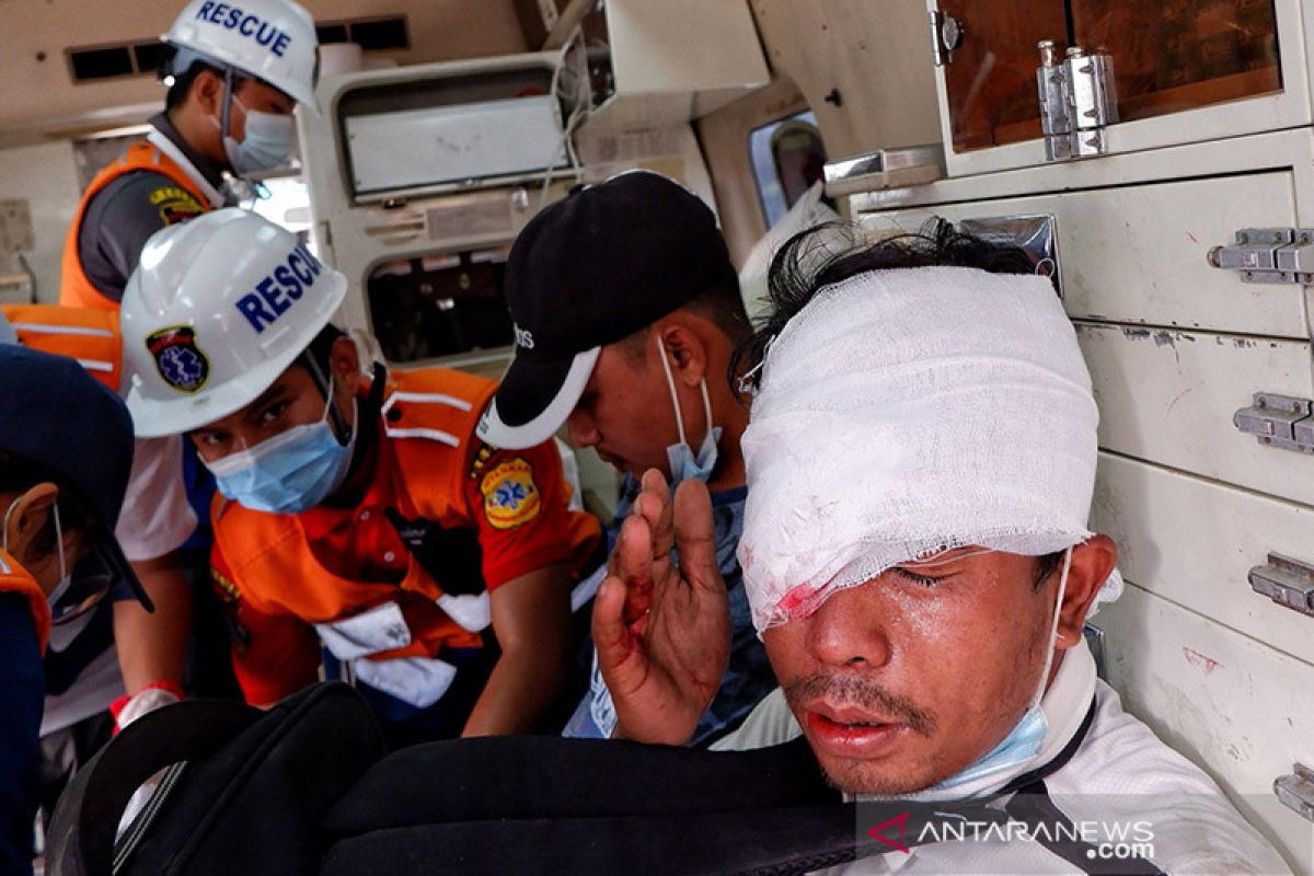 Lima orang tewas saat unjuk rasa di Myanmar