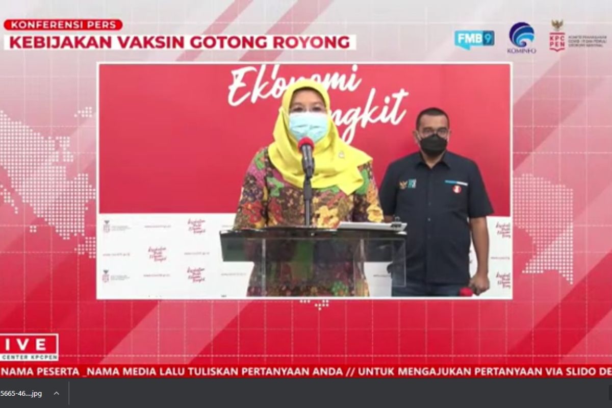 Kemenkes terbitkan Permenkes atur pelaksanaan Program Vaksin Gotong Royong