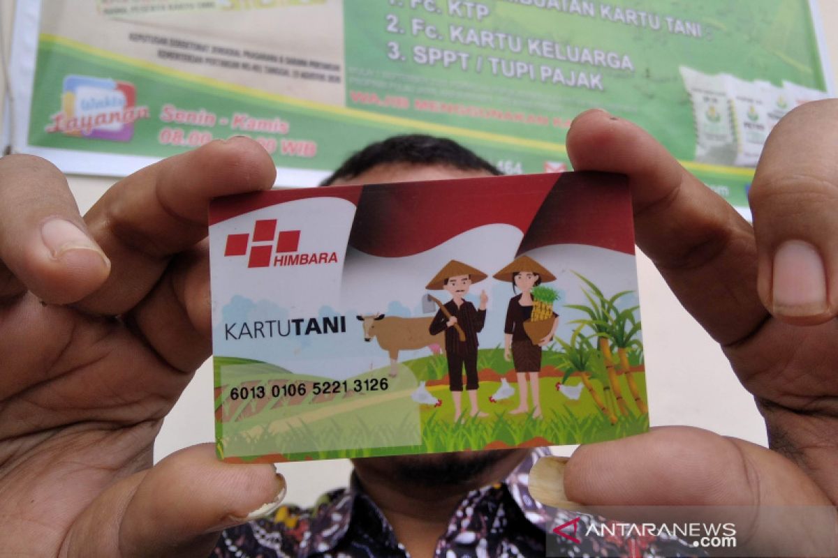 Baru 5,03 persen petani menggunakan Kartu Tani untuk dapat pupuk subsidi