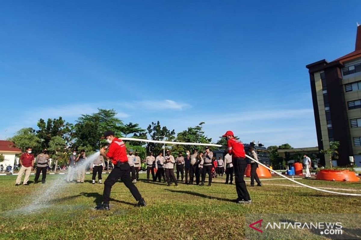 Polda Riau gandeng PT RAPP latih personil atasi karhutla