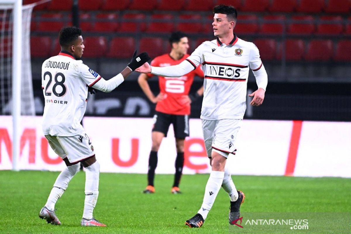 Liga Prancis - Nice kembali raih kemenangan usai kalahkan Rennes 2-1