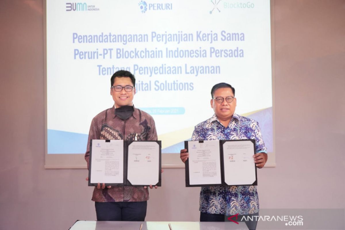 Peruri sediakan layanan digital dukung ekosistem blockchain Indonesia