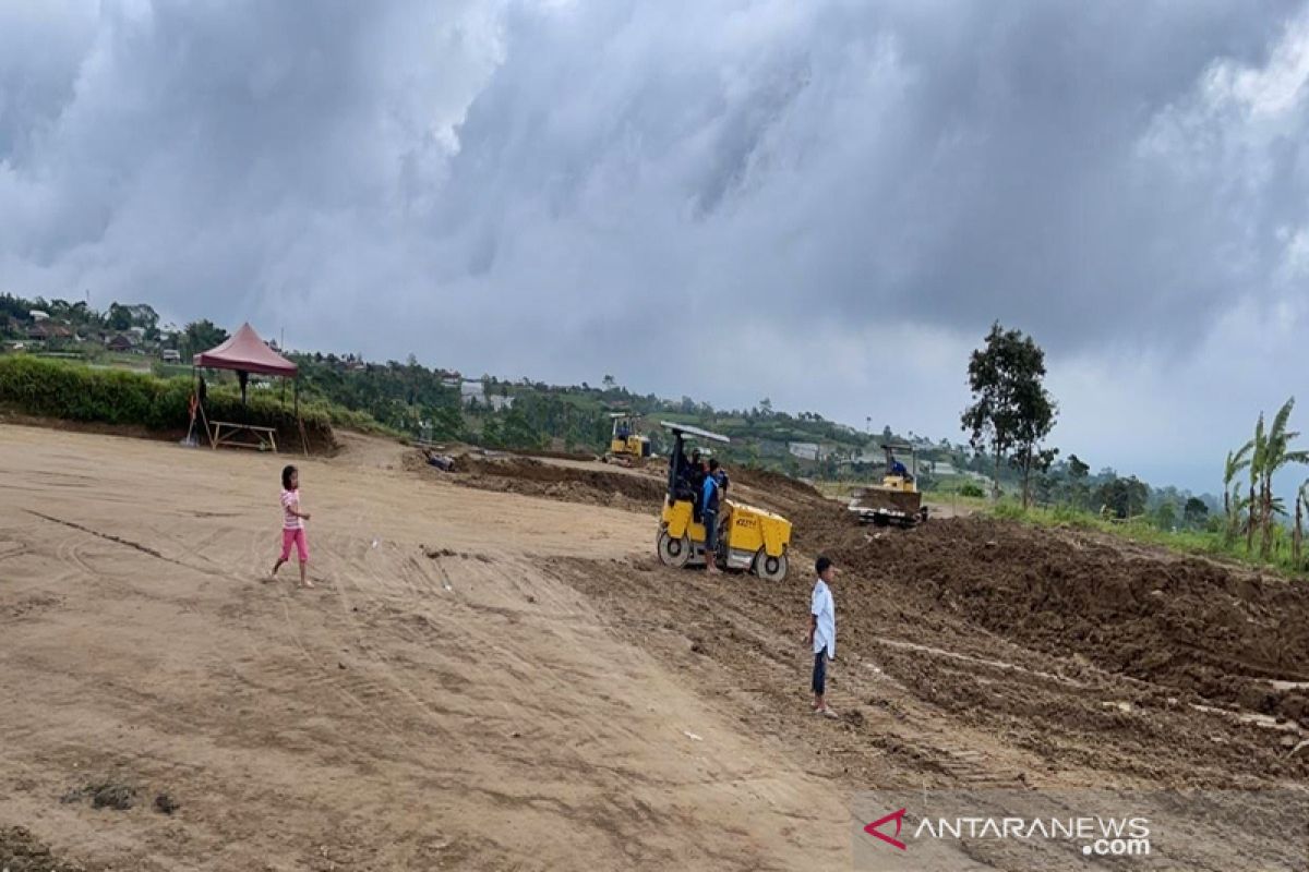 Pembangunan parkir di wisata Cepogo Cheese Park capai 70 persen