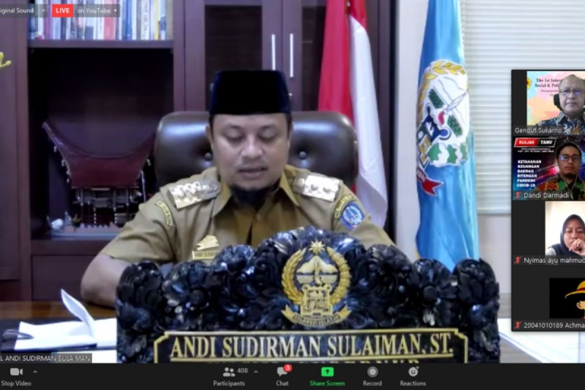Plt Gubernur Sulsel doakan Nurdin Abdullah