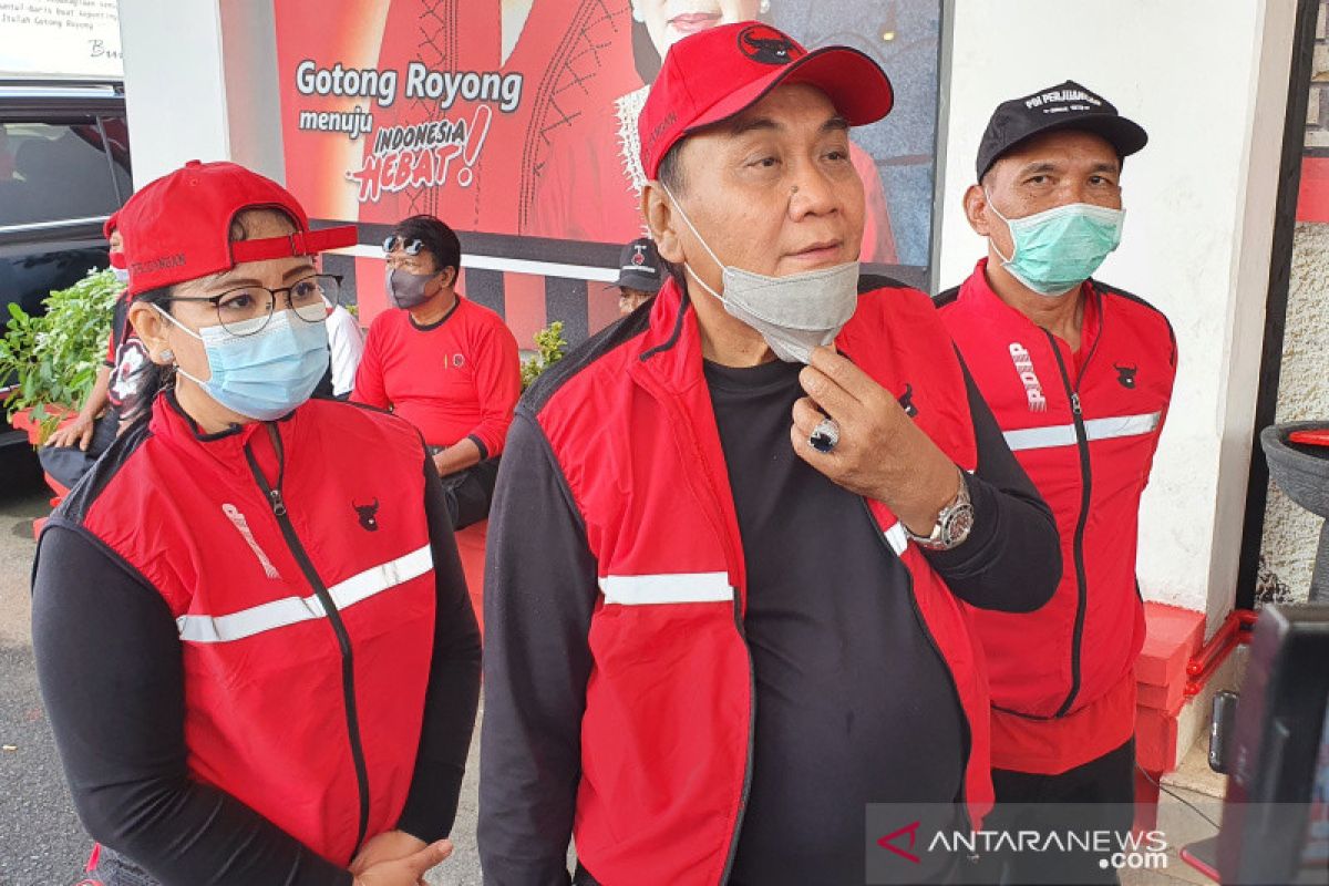 Kader PDIP dipukul oleh Ketua DPC Gerindra di Semarang