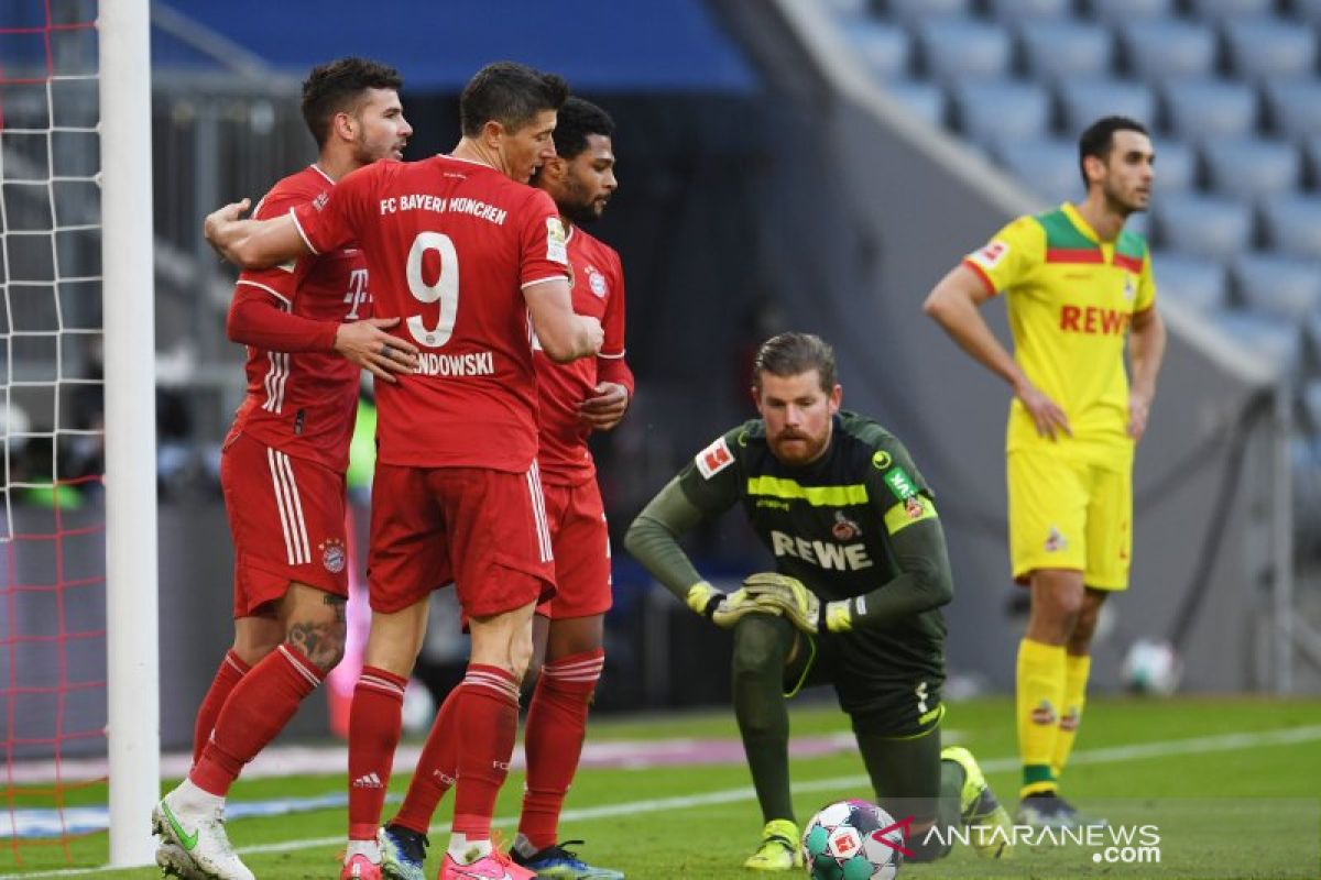 Liga Jerman-Bayern akhiri krisis kecil dengan menang besar atas Cologne 5-1