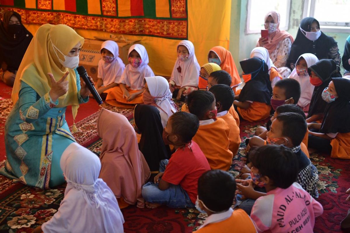 Cegah kekerdilan, Bunda Paud Aceh sosialisasi pencegahan di Pulo Aceh