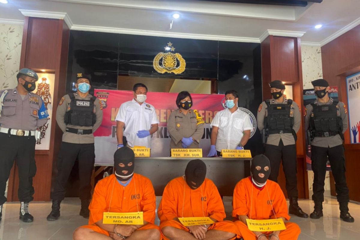 Polisi Bali bekuk tiga pemakai sabu