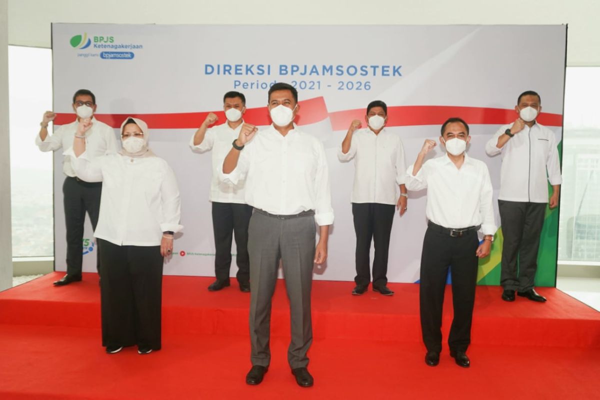 Resmi Dilantik, Jajaran Direksi BPJAMSOSTEK Periode 2021-2026 Optimis Perlindungan Jamsos Menyeluruh Sudah Di Depan Mata