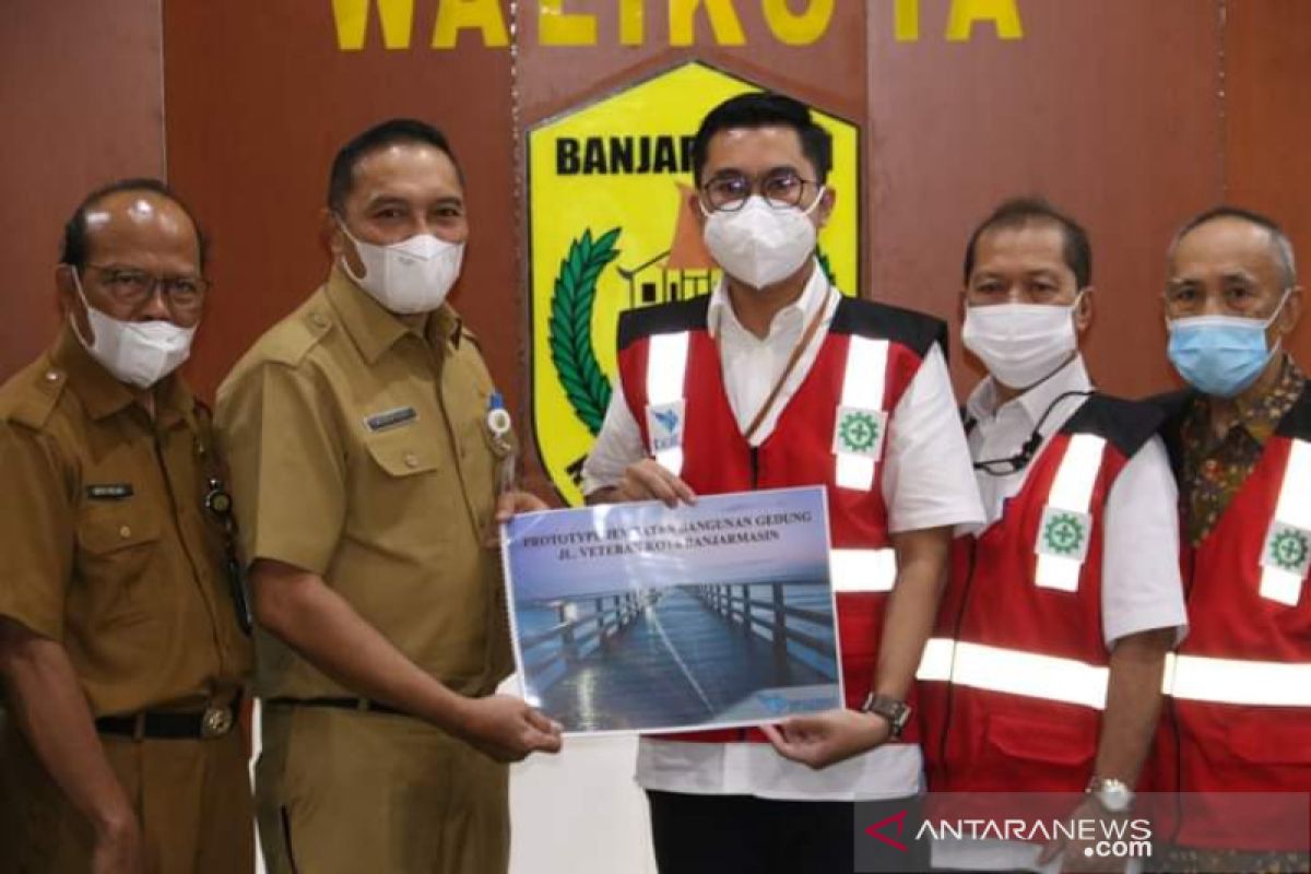 Banjarmasin dapat desain jembatan bangunan untuk normalisasi sungai A Yani dan Veteran