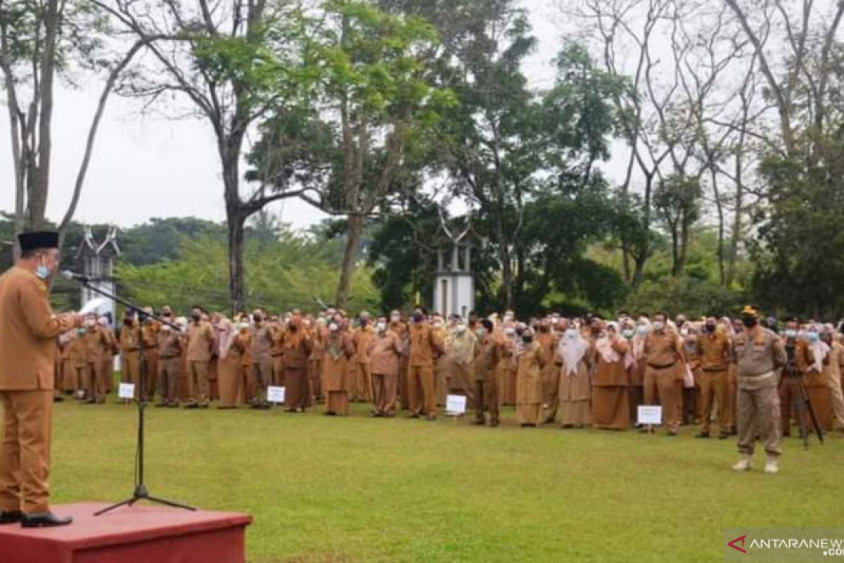 Pimpin apel perdana, Bupati Tanah Datar mengaku pahami perbedaan pilihan antara sesama ASN