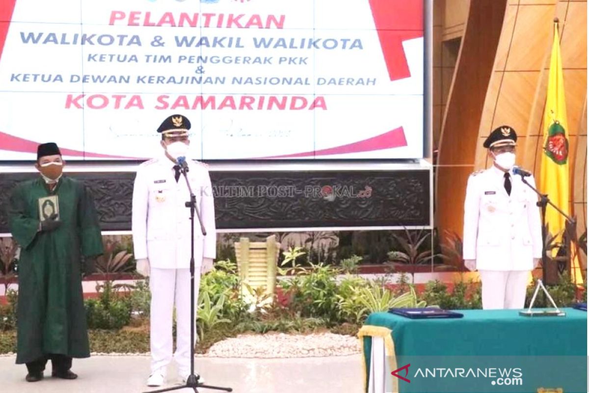 Andi Harun- Rusmadi resmi jabat Walikota dan Wakil Walkota Samarinda