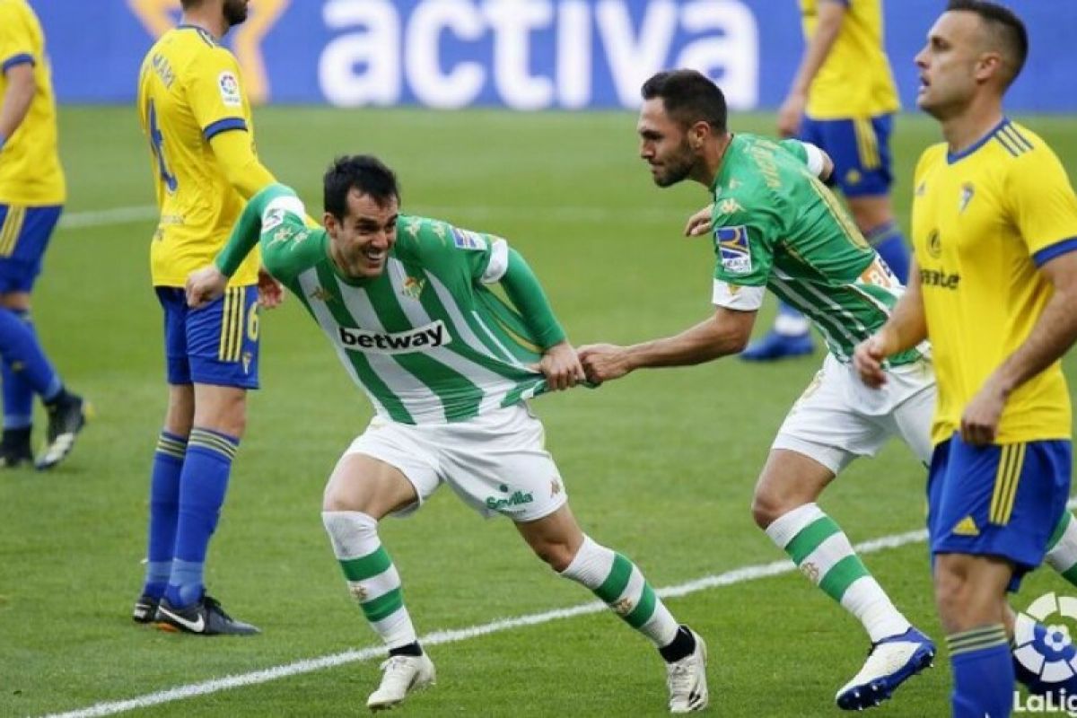 Kalahkan Cadiz 1-0, Real Betis naik posisi enam La Liga