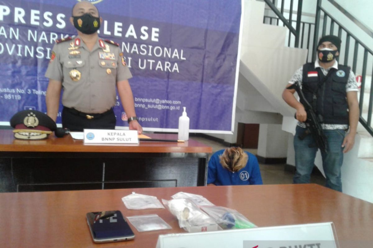 BNNP Sulut ringkus sopir truk kurir narkotika sabu