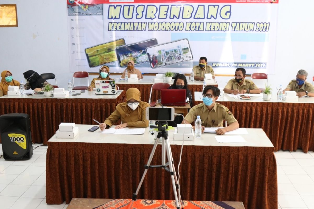 Pemkot Kediri musrenbang tingkat kecamatan secara virtual