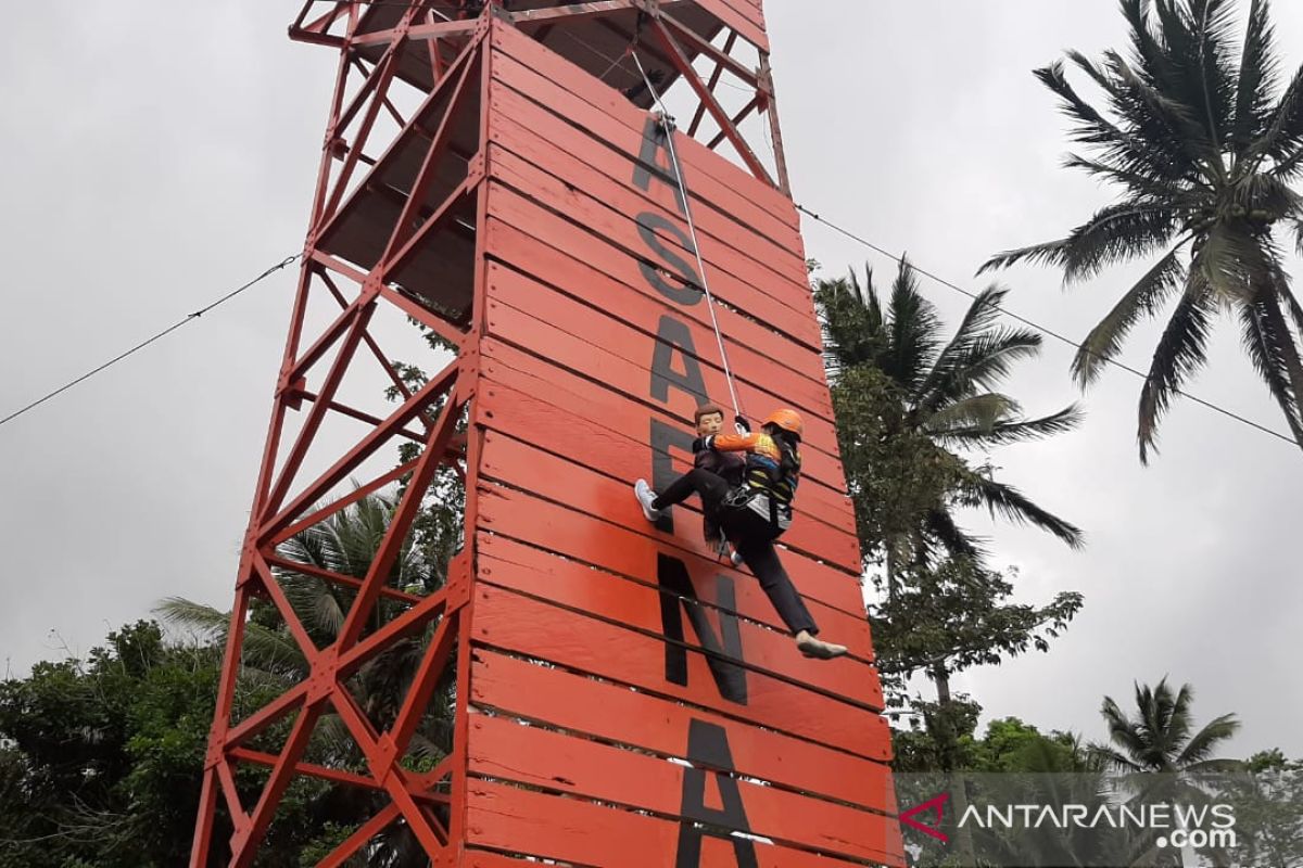 Basarnas Manado menggelar lomba  vertical rescue tingkatkan kompetensi