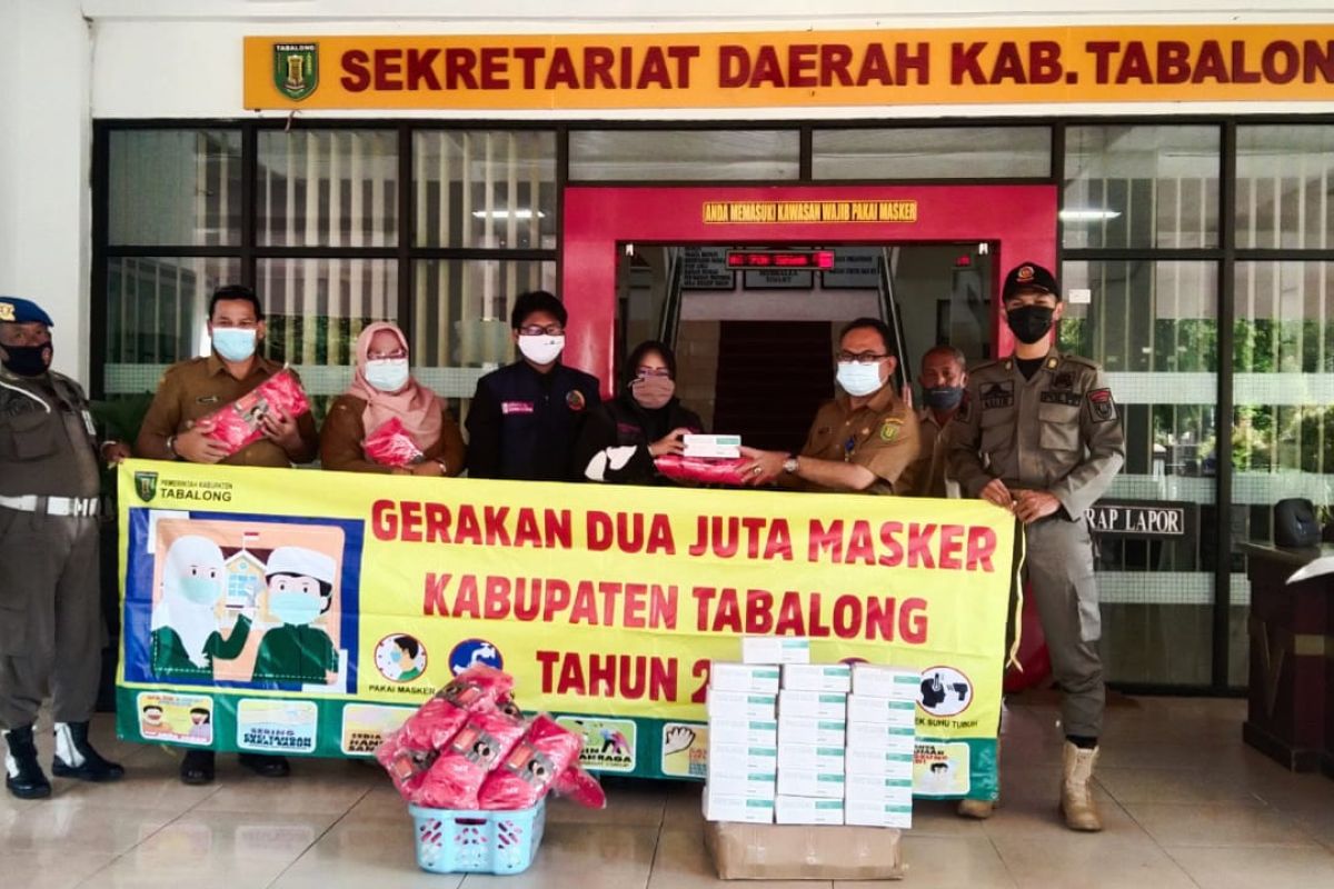KS2 serahkan 3.000 masker ke Pemkab Tabalong