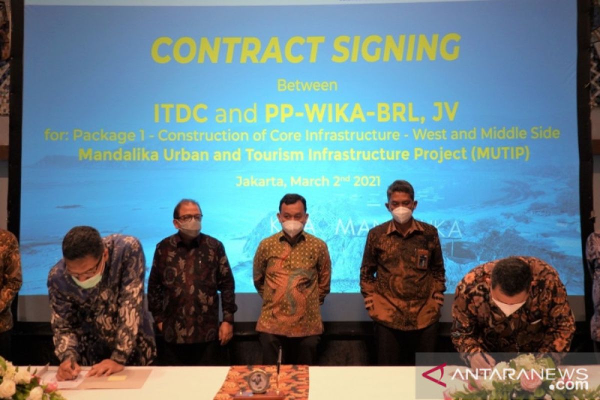 ITDC tanda tangani kontrak pembangunan Mandalika sebesar Rp1,7 triliun