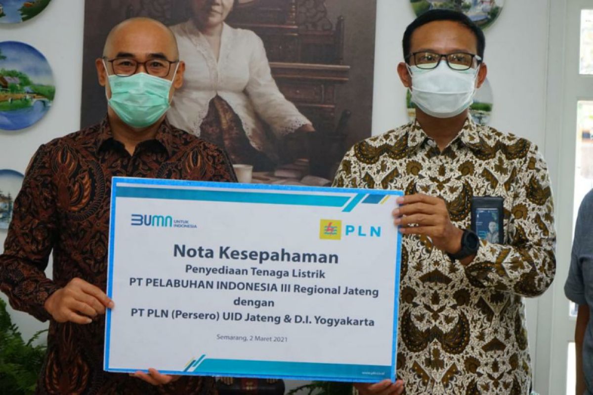 Sinergi PLN dan Pelindo, sambung listrik Shore Connection di Pelabuhan Semarang