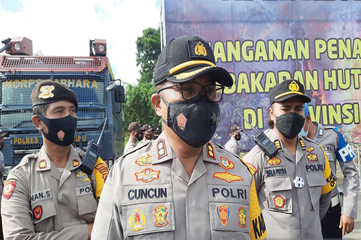 Polres Tanah Laut dirikan Pos Aju di lokasi rawan karhutla