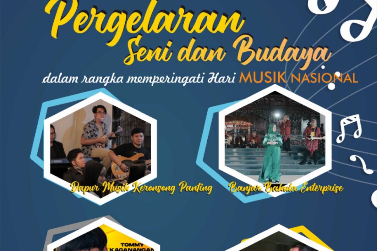 Taman Budaya Kalsel siapkan pergelaran dihari musik nasional 2021