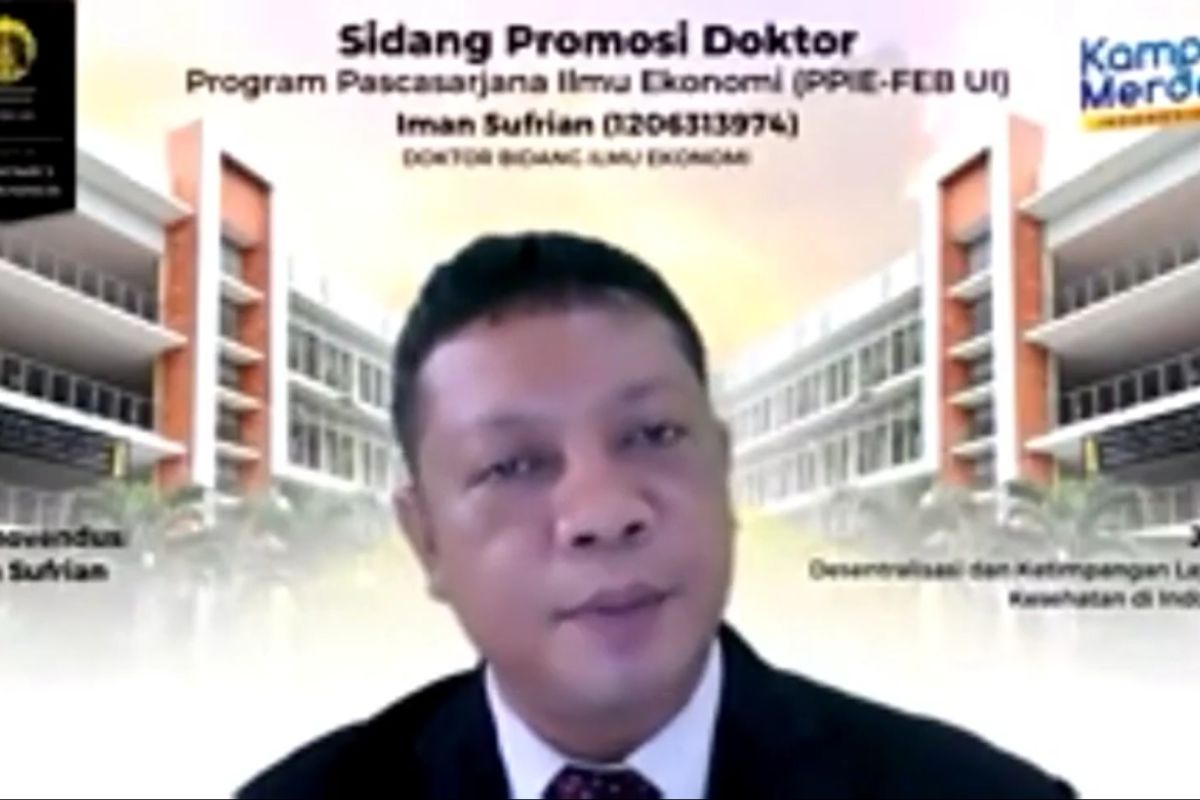 Promosi Doktor FEB UI: Desentralisasi dan ketimpangan layanan kesehatan di Indonesia