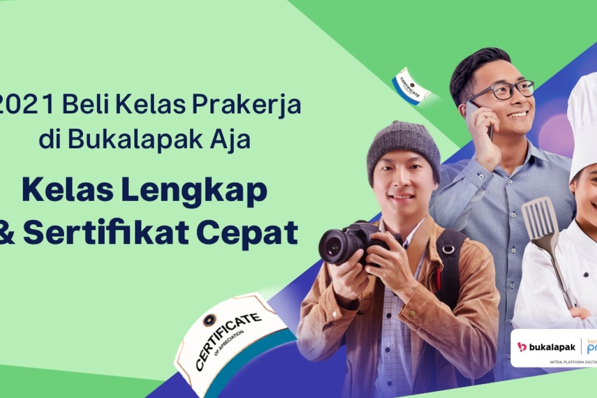 Bukalapak kembali sediakan pelatihan Program Kartu Prakerja