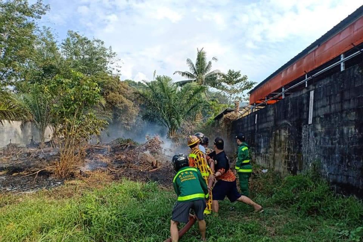 BPKS Singkawang berjibaku padamkan kebakaran lahan