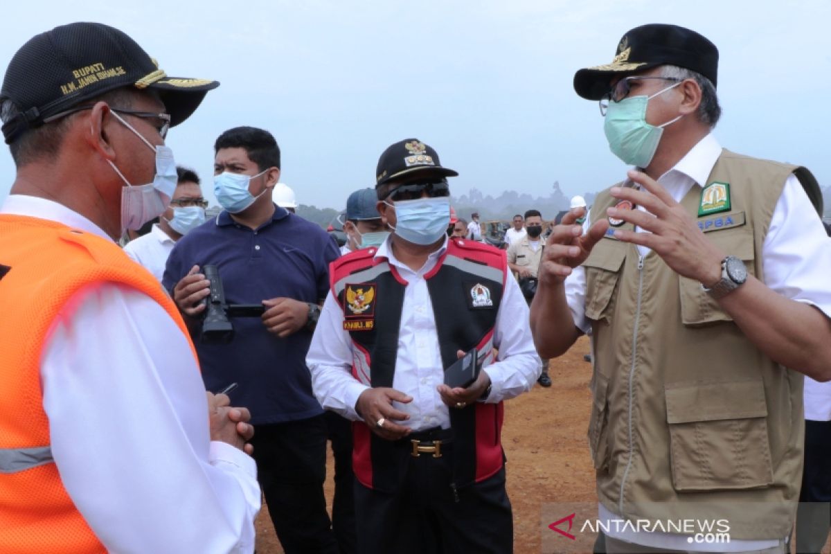 Gubernur dan Pangdam tinjau lokasi karhutla di Aceh Barat dan Nagan Raya