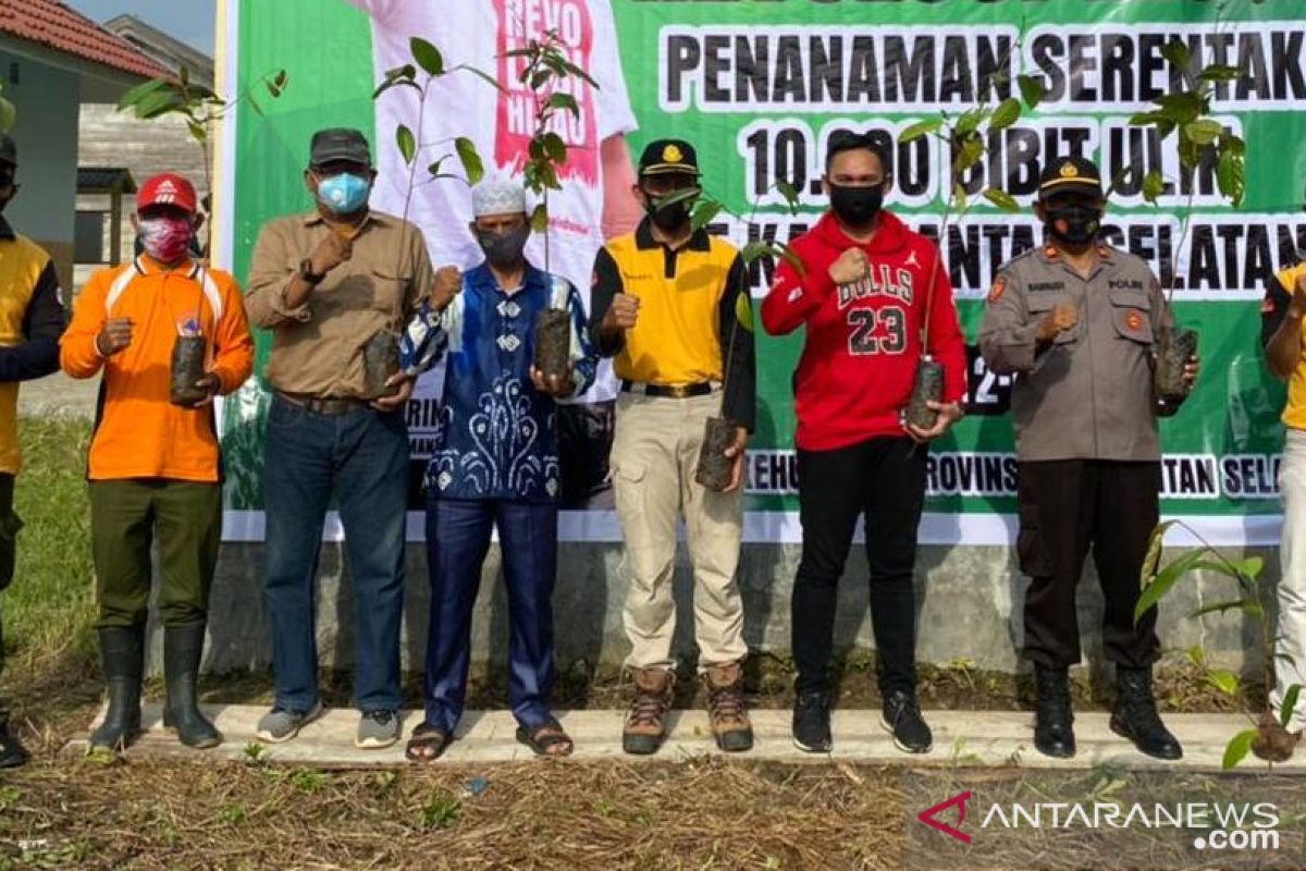 Pamukan Barat terima bibit Ulin dari Pemprov Kalsel