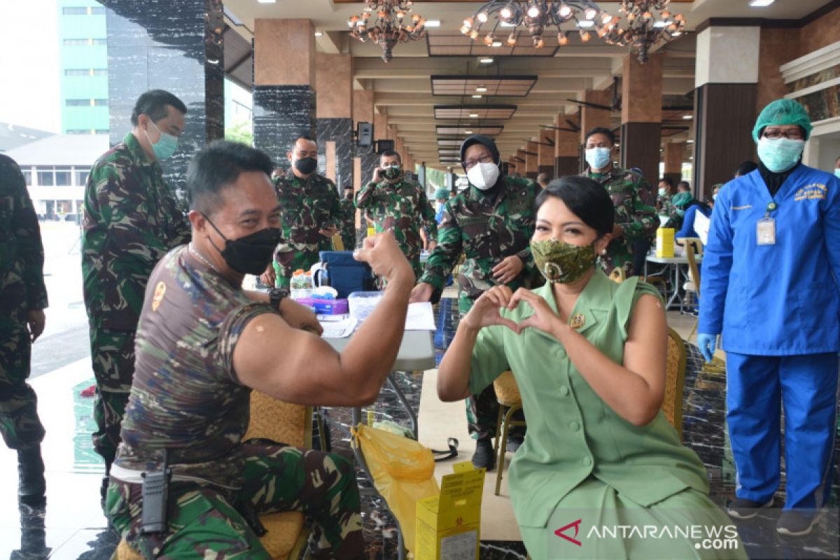 TNI AD laksanakan vaksinasi serentak