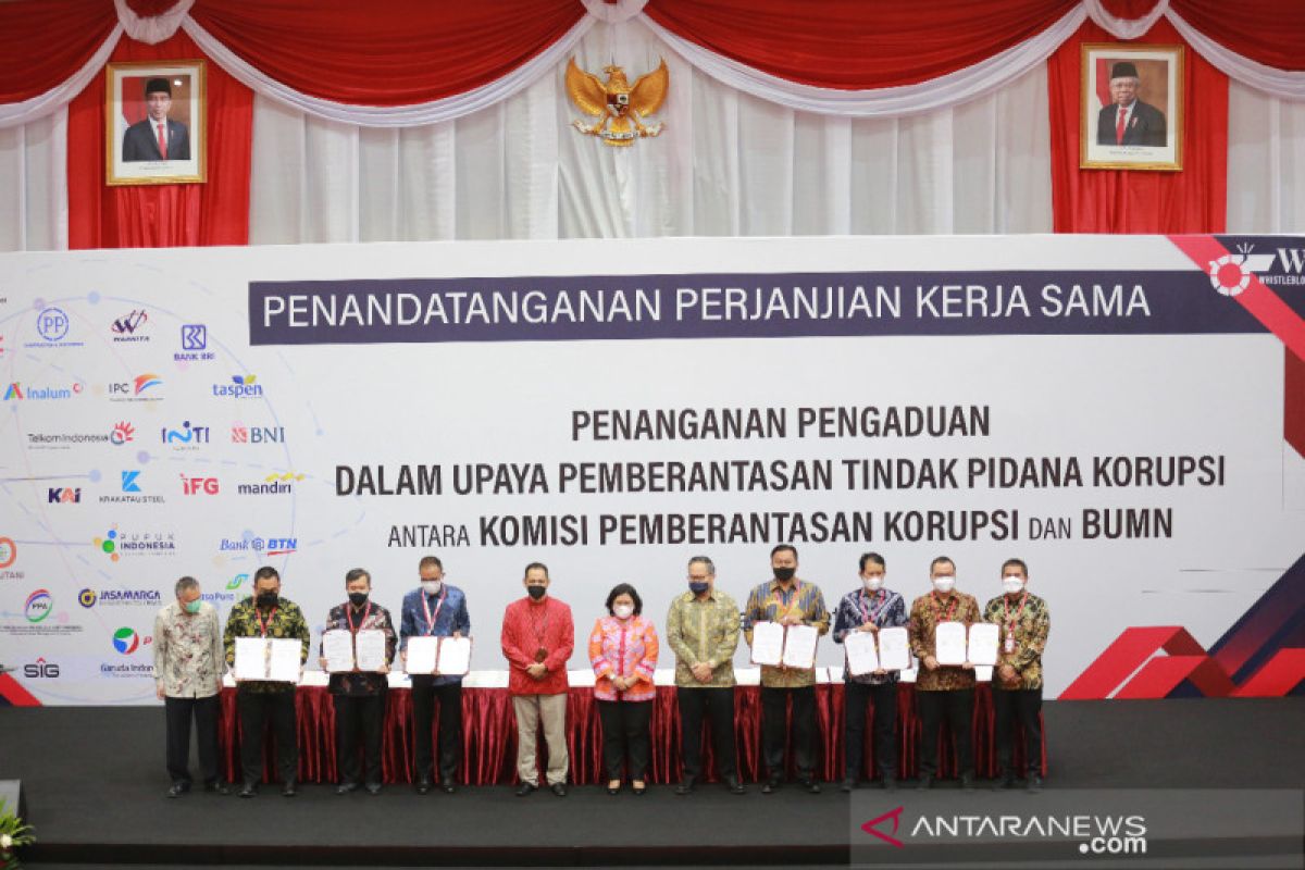 Pelindo I teken  komitmen anti korupsi dengan KPK