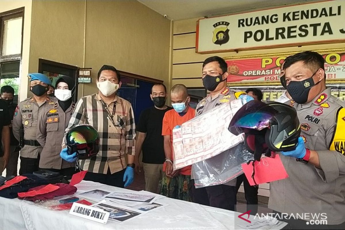 Polisi Jambi ringkus perampok bos sawit yang baru ambil uang dari bank