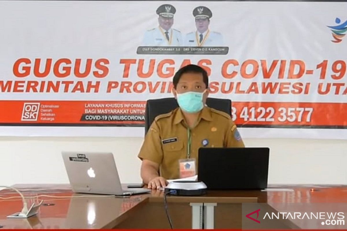 Kasus aktif COVID-19 di Sulawesi Utara berkurang