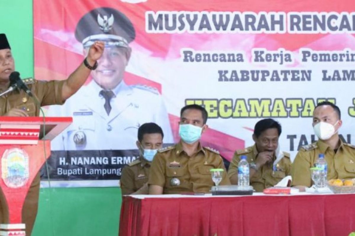 Bupati buka musrenbang Kecamatan Jati Agung