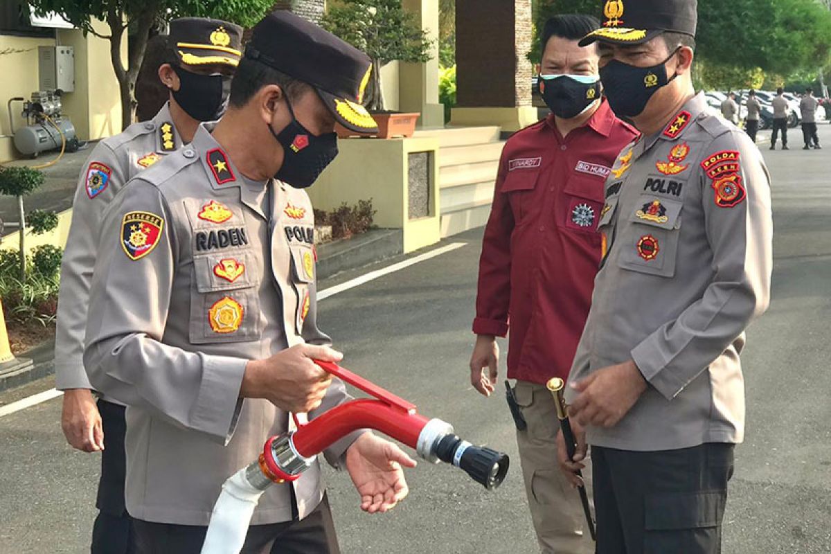 Polda Aceh kirim pompa air ke wilayah karhutla