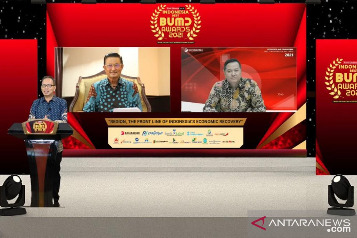 Bank Banten raih penghargaan Indonesia Best BUMD Award 2021