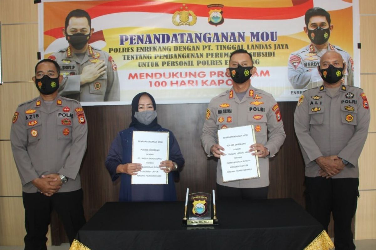 Polres Enrekang gandeng pengusaha properti bangun perumahan untuk Polri